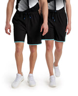 Arena Diamonds Bermuda Shorts - Black-White-Blue Diamond