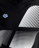 Arena Diamonds Hooded Sweatshirt - Black-White-Blue Diamond