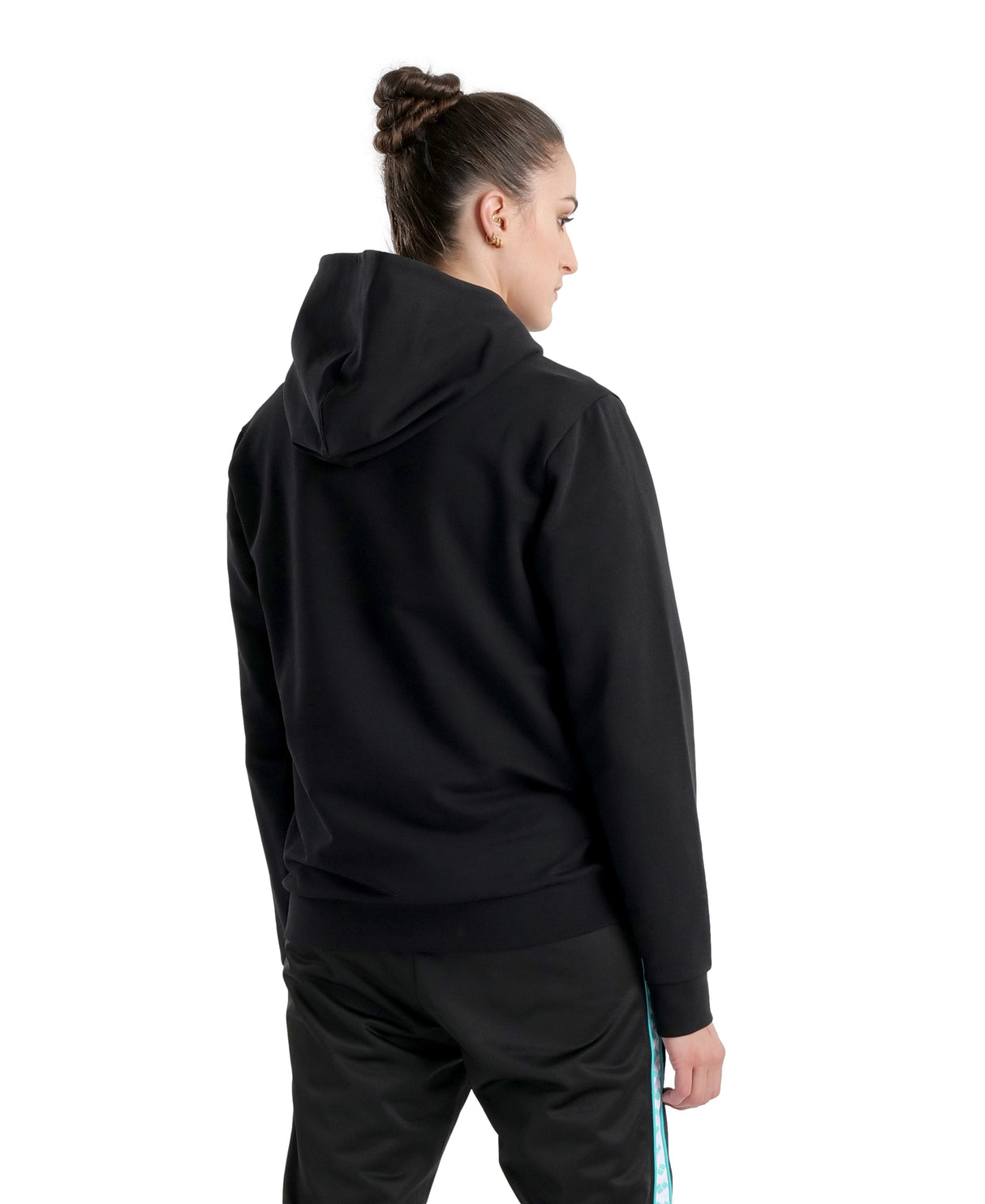 Arena Diamonds Hooded Sweatshirt - Black-White-Blue Diamond