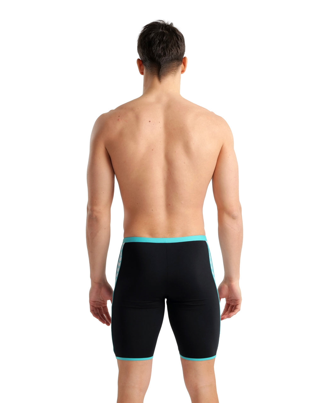 Arena Team Men's Jammer Icon - Black-Blue Diamond
