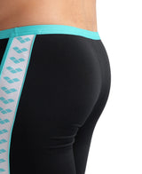 Arena Team Men's Jammer Icon - Black-Blue Diamond