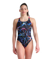Women's Swimsuit Swim Pro Back  Allover