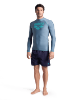Men's Rash Vest L/Sleeve Graphic Arena