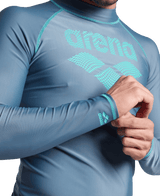 Men's Rash Vest L/Sleeve Graphic Arena
