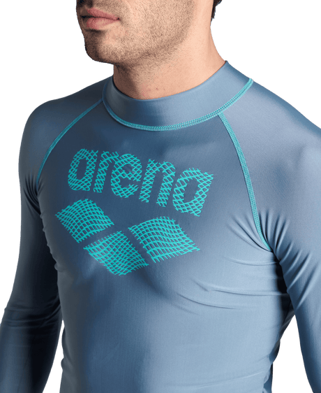 Men's Rash Vest L/Sleeve Graphic Arena