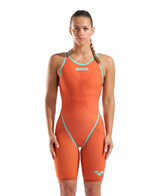 Women's Powerskin Carbon Glide O/Bk LE Sunset Coral Arena