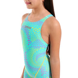 Girls Powerskin ST NEXT LE O/Back Racesuit - Fireflow Seaglass Arena