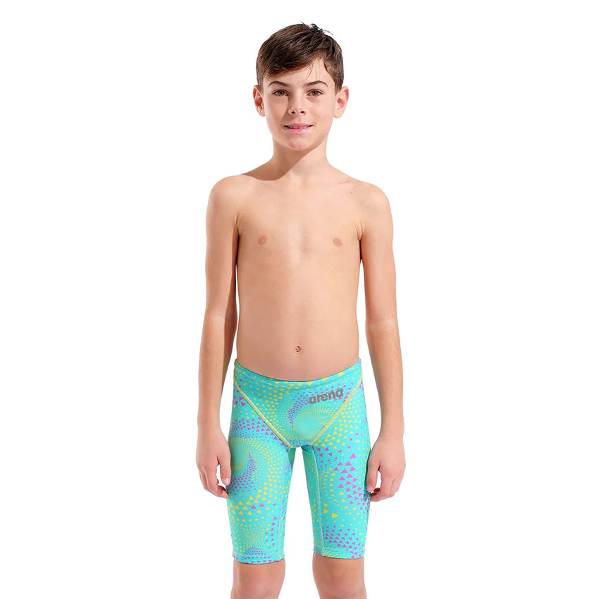 Boys Powerskin ST NEXT LE Racing Jammer - Fireflow Seaglass Arena