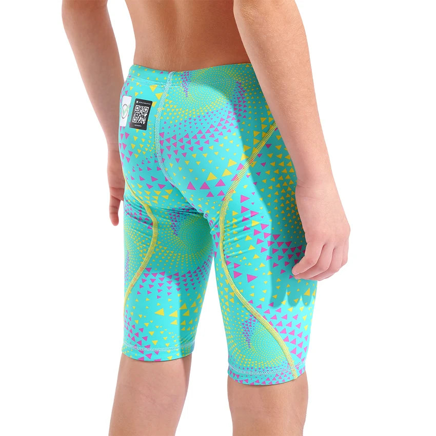 Boys Powerskin ST NEXT LE Racing Jammer - Fireflow Seaglass Arena