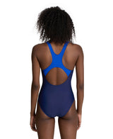 Arena Feel Women's My Crystal Control Pro Back Swimsuit - Navy