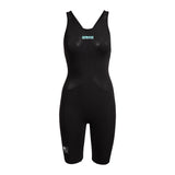 Women's Powerskin Carbon AIR3 O/Back Racesuit Black-Teal - Arena