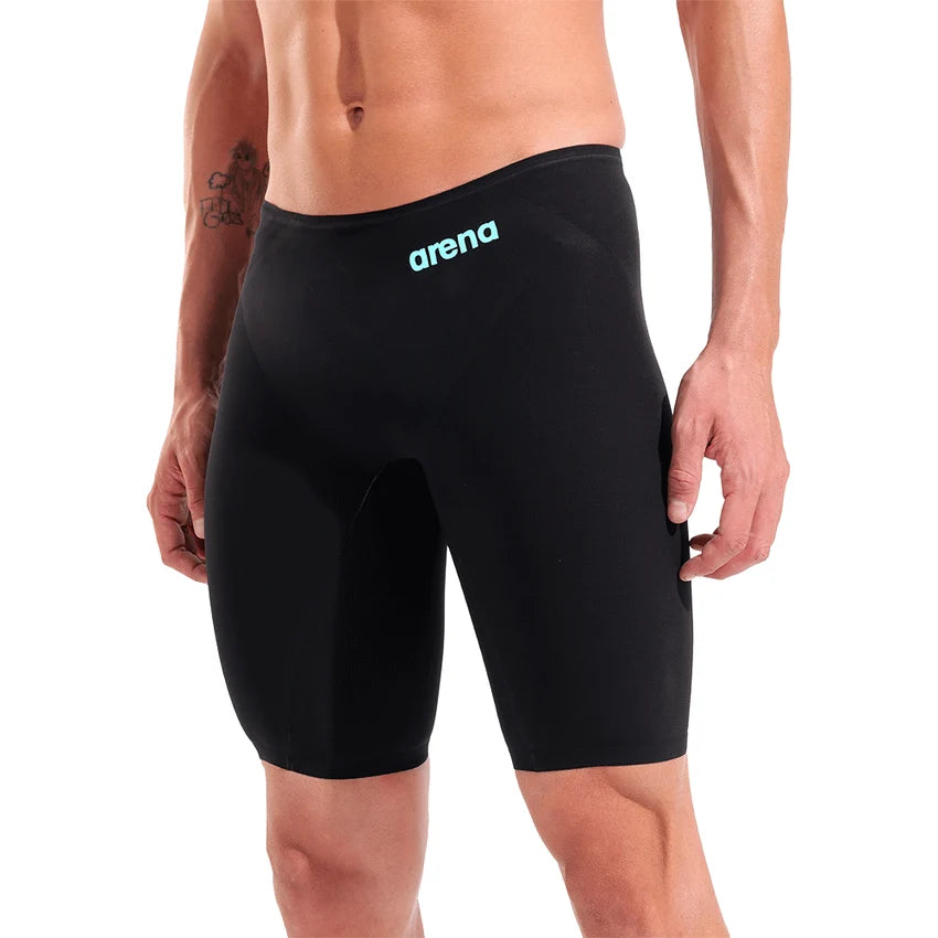 Men's Powerskin Carbon AIR3 Racing Jammer Black-Teal - Arena