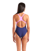Arena Women's Lily Pro Back Feel collection - Navy-Orchid
