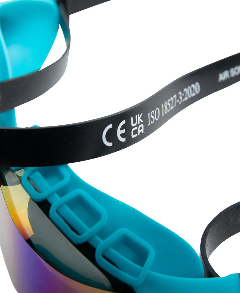 Air Sonic MIrror Emerald-Peacock Racing Goggle (Outdoors) Arena