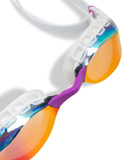 Air Sonic MIrror Racing Goggle Gold-White (Indoors) Arena