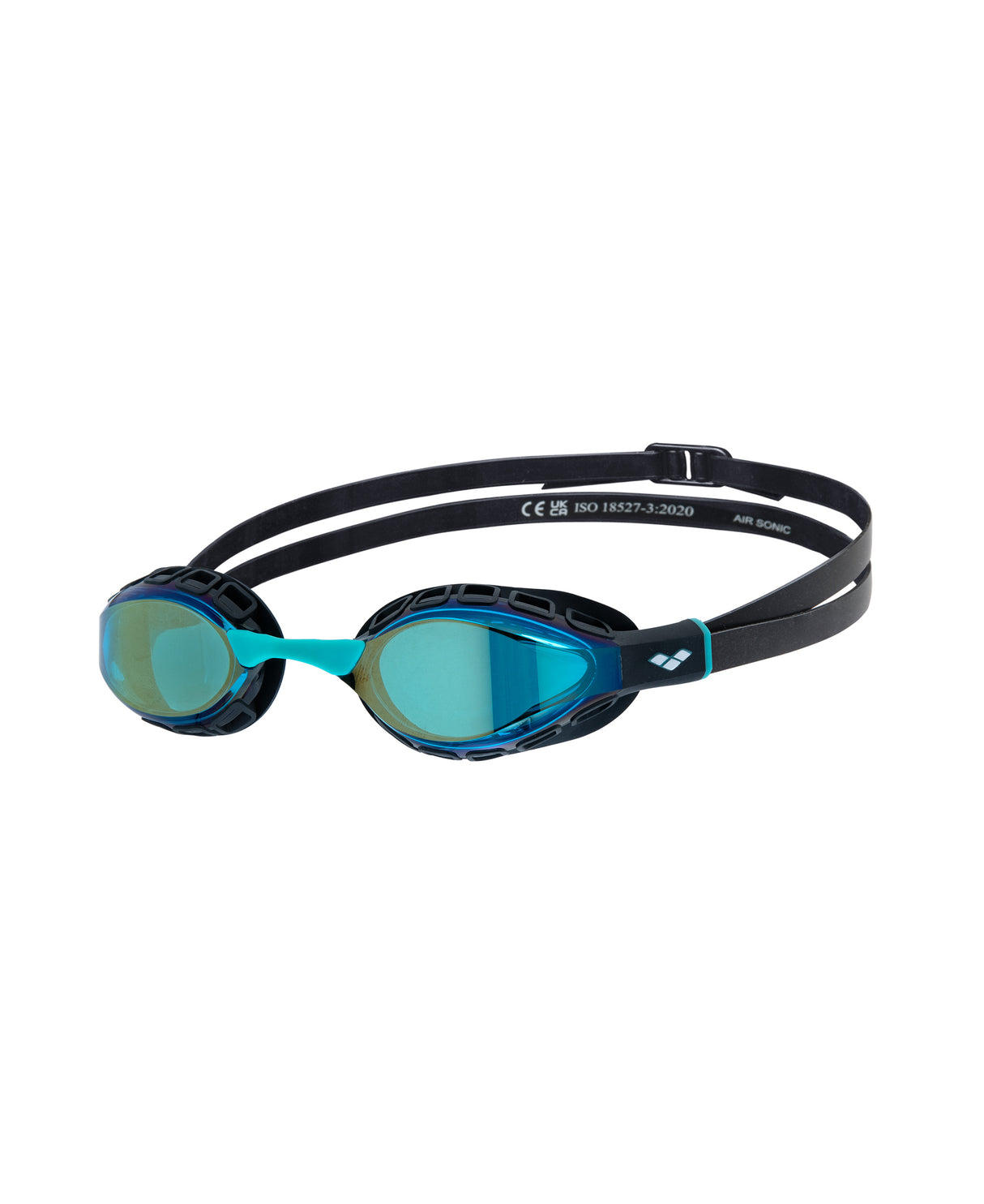 Air Sonic MIrror Aqua-Black Racing Goggle (Outdoors) Arena