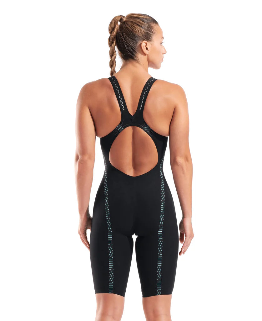 Women's Powerskin Veloce Racesuit OB - Black-Teal