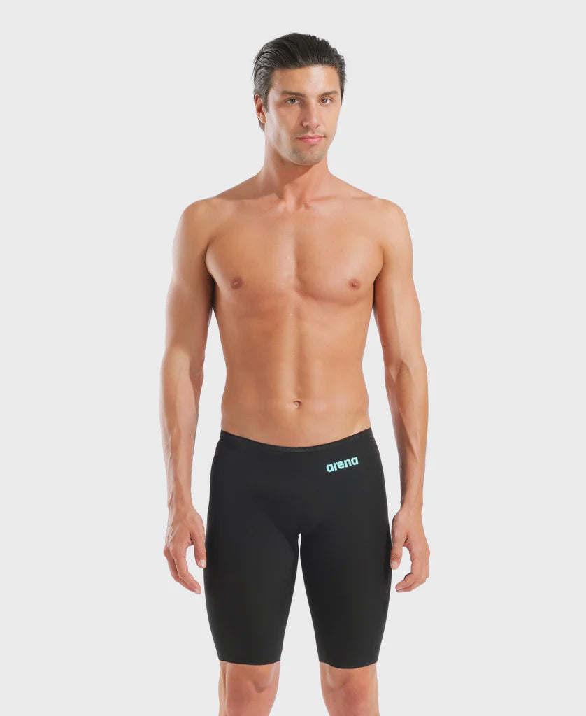 Men's Powerskin Veloce Racing Jammer - Black-Teal Arena