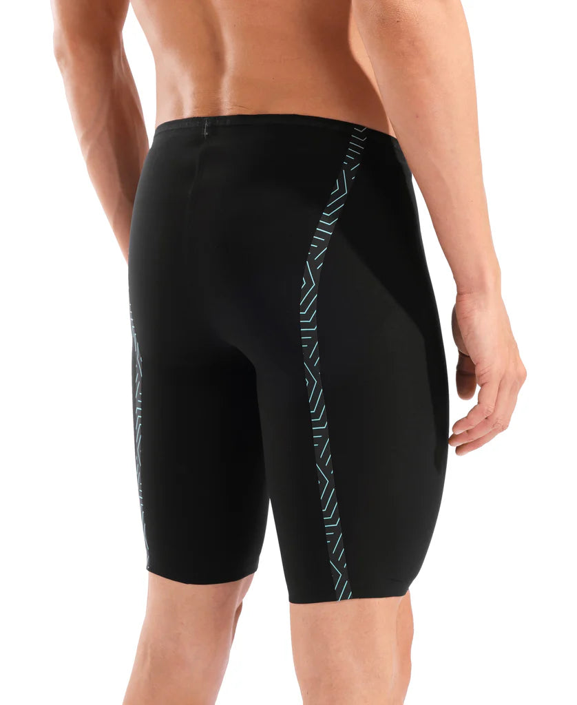 Men's Powerskin Veloce Racing Jammer - Black-Teal Arena