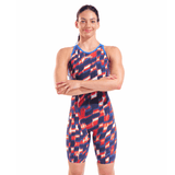 Women's Powerskin Carbon AIR3 O/Back LE Racesuit Red-White-Blue Arena