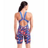 Women's Powerskin Carbon AIR3 O/Back LE Racesuit Red-White-Blue Arena