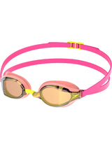 Speedo Fastskin Speedsocket 2 Goggles - Gold Mirror/Neon Melon/Vermillion