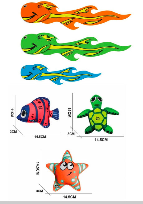 Dive Fish Tails 3pcs/Set