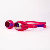 Stripey Junior Goggle Mirror Pink-Purple