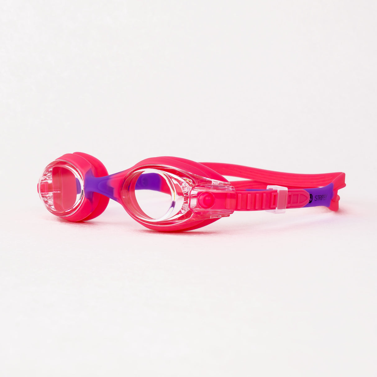 Stripey Junior Goggle Pink-Purple
