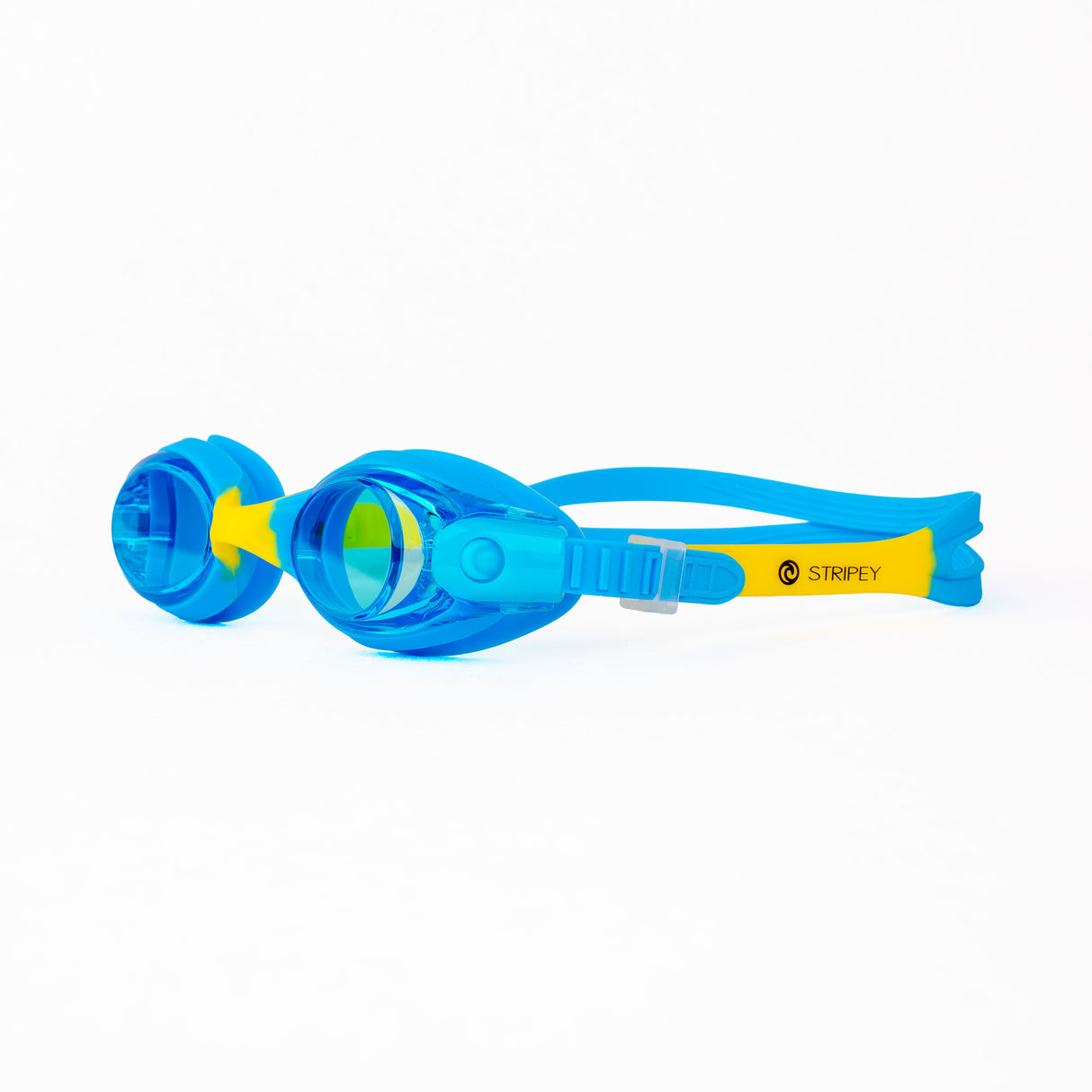 Stripey Junior Goggle Blue-Yellow