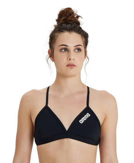 Women's Solid Tie Back Top