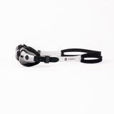 Stripey Junior Goggle Mirror Black-White