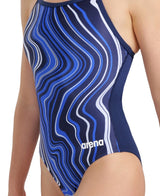 Women's Swimsuit Lightdrop Back Marbled Arena