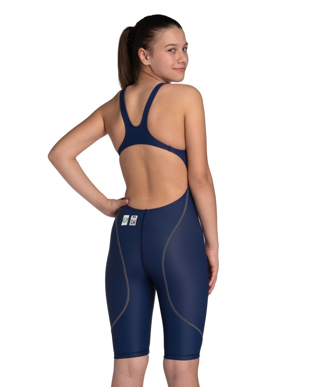 Girls Powerskin ST NEXT Solid O/Back Racesuit Arena