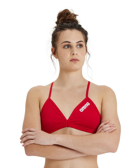 Women's Solid Tie Back Top