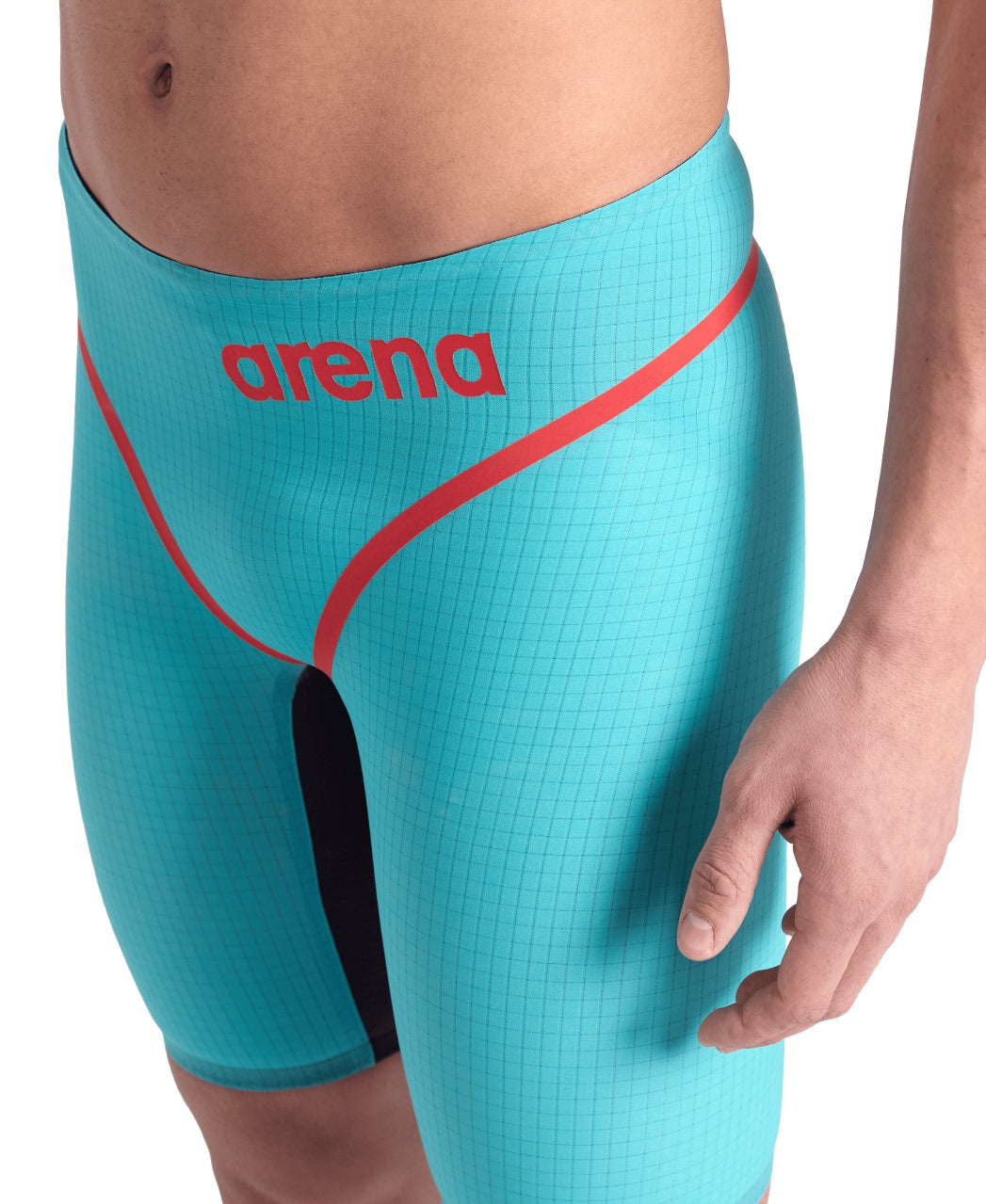 Men's Powerskin Carbon Core FX LE Racing Jammer - Turquoise/Metallic  Arena
