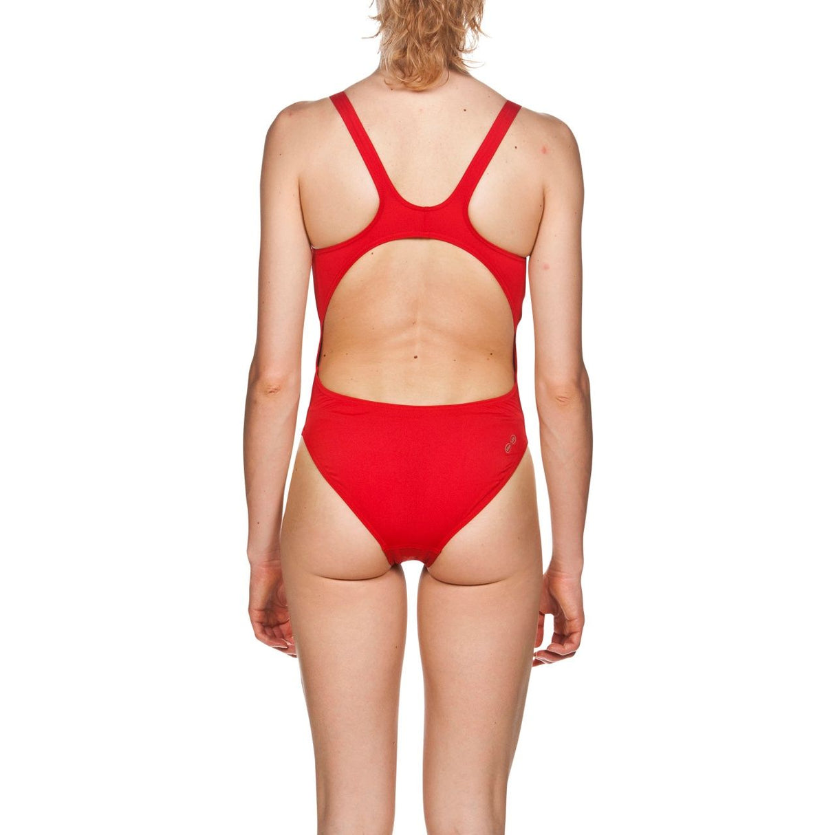 Girls Solid Swim Tech High Swimsuit Arena