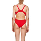 Girls Solid Swim Tech High Swimsuit Arena