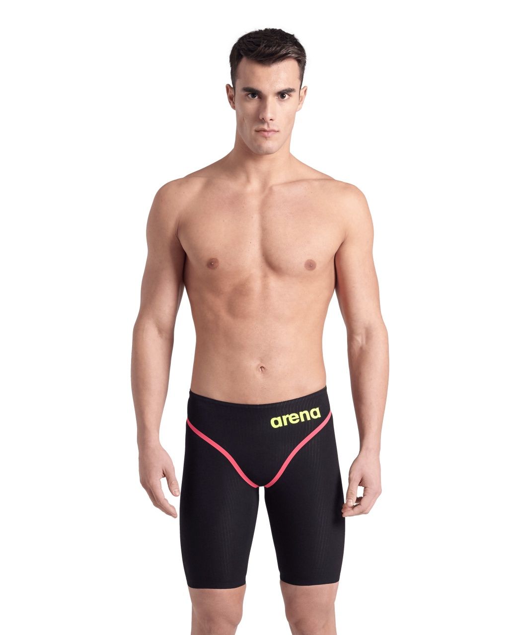 Men's Powerskin Carbon Core FX LE Racing Jammer - Black/Fluo Yellow Arena