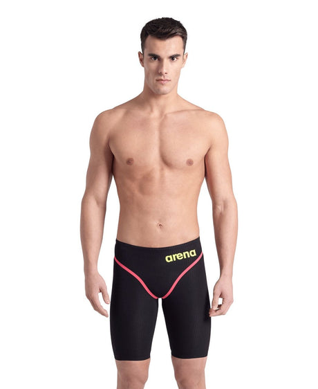 Men's Powerskin Carbon Core FX LE Racing Jammer - Black/Fluo Yellow Arena