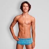 Boys Blue Stone Classic Swim Trunks - Funky Trunks