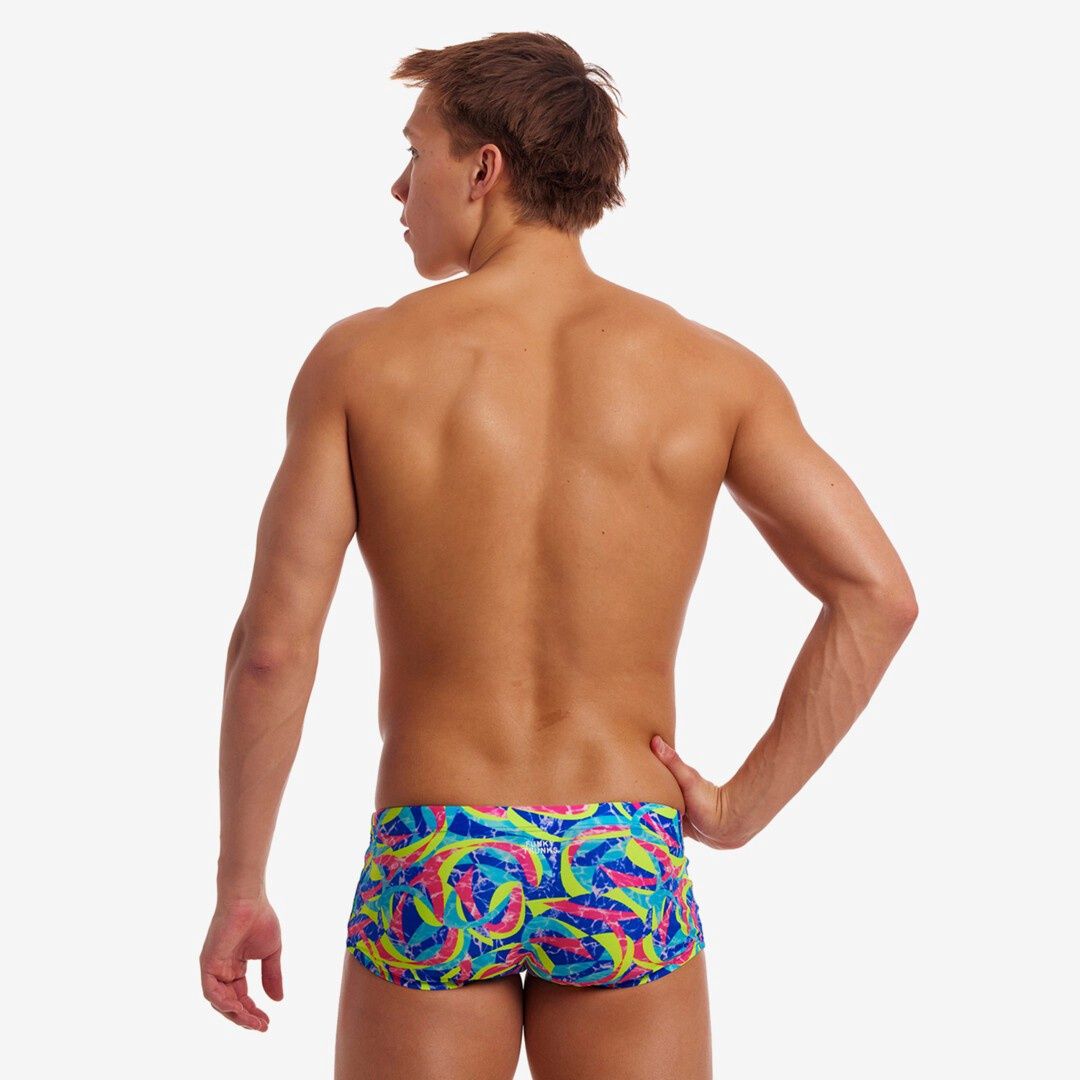 Mens Choppy Waters Classic Swim Trunks - Funky Trunks