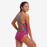 Girls Hot Volt Single Strap 1 Piece Swimsuit - Funkita