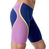 Men's Fastskin LZR Pure Intent 2.0 Racing Jammer - Noble Navy/Jelly/Hyper Yellow Speedo