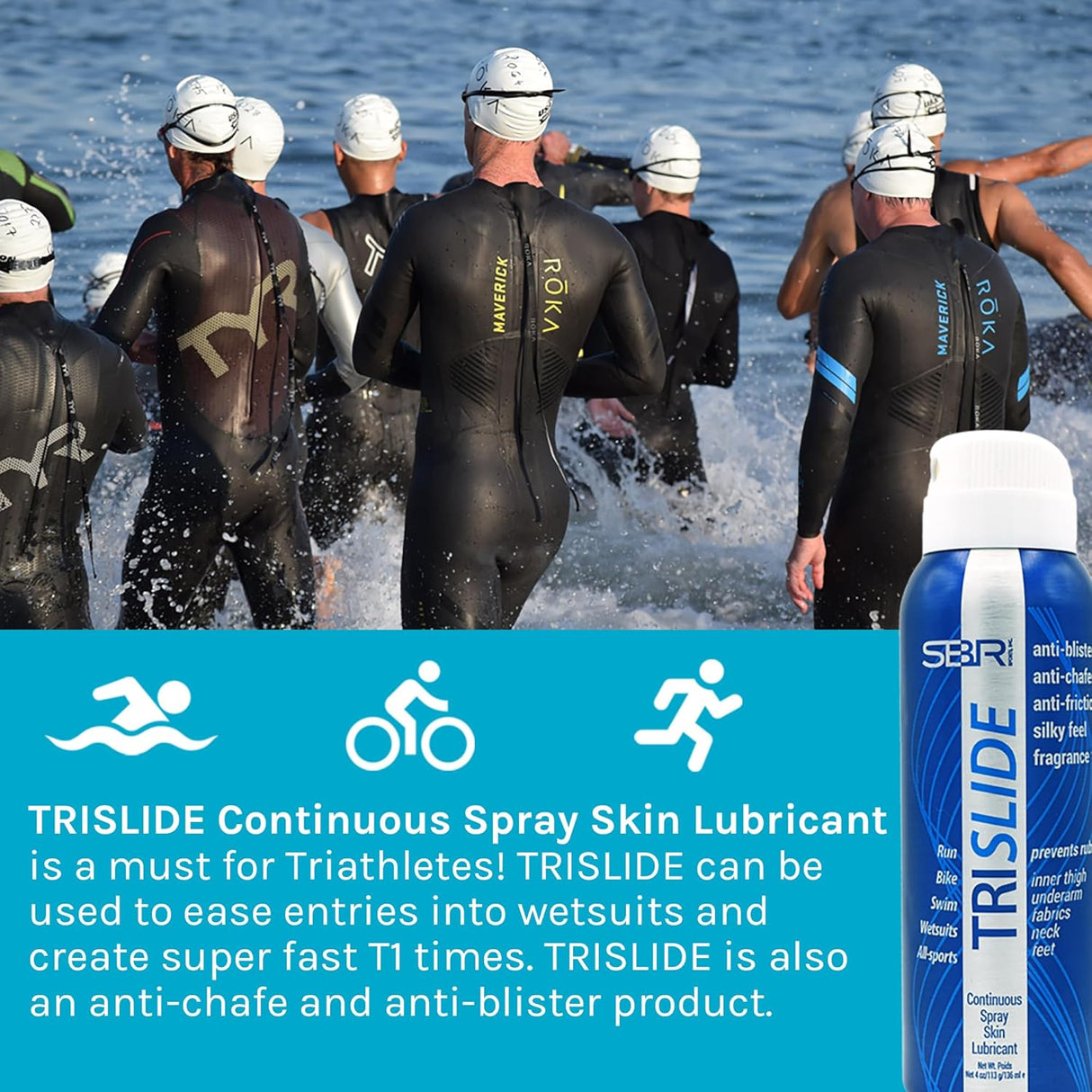 Trislide Anti Chafing Spray