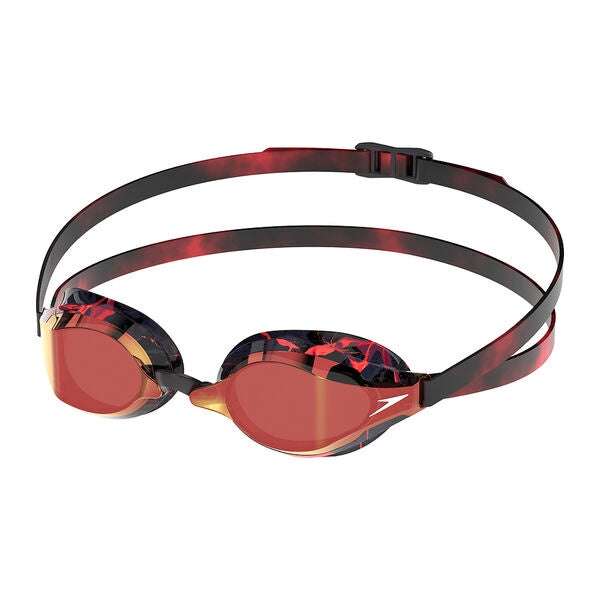 Speedo Fastskin Speedsocket 2 Mirror Goggles - Splatter/Smoke/Crimson Gold Mirror