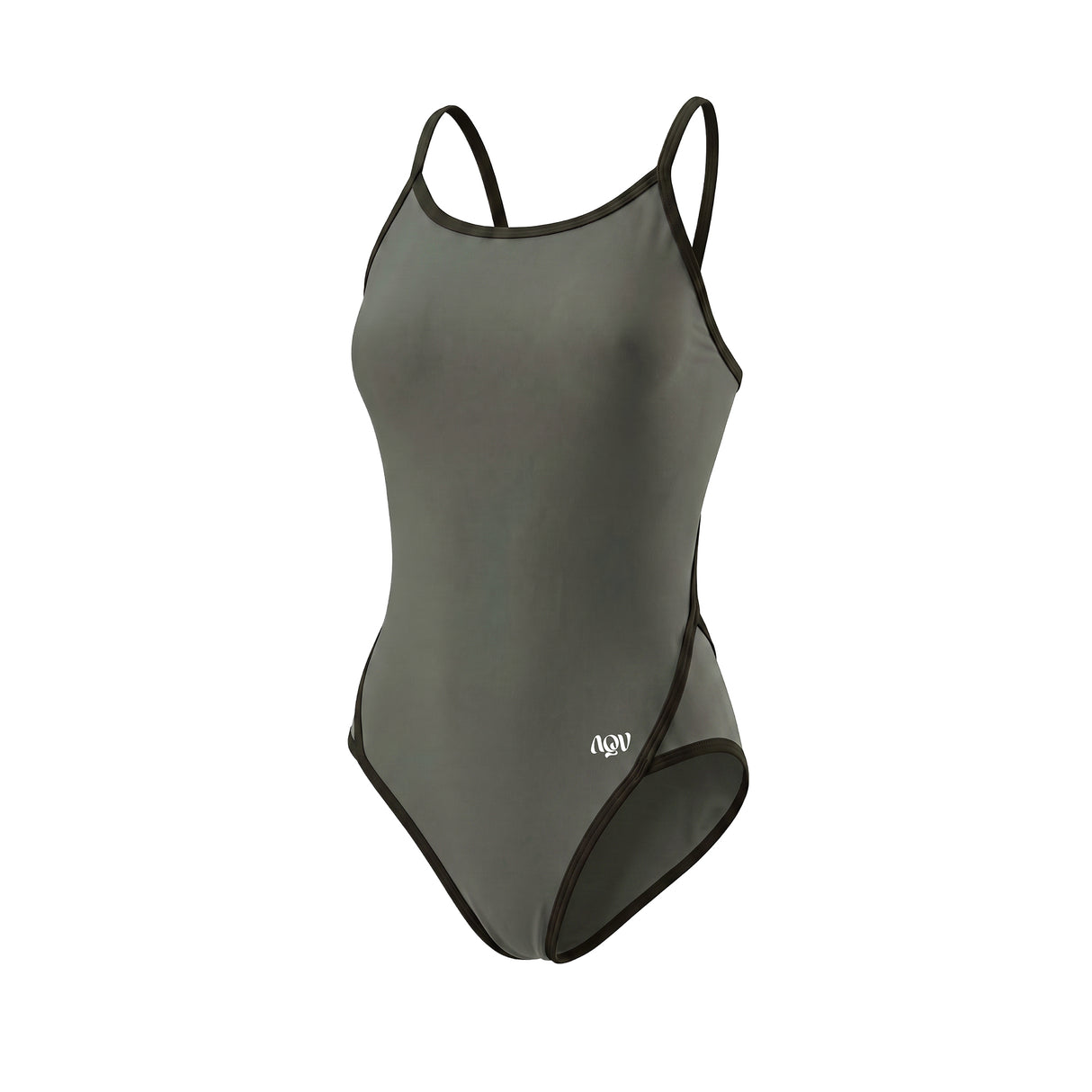 AQV Women's Essentials Thin Strap 1 Pce Swimsuit