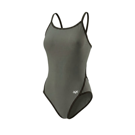 AQV Women's Essentials Thin Strap 1 Pce Swimsuit
