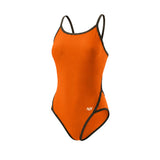 AQV Women's Essentials Thin Strap 1 Pce Swimsuit
