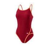 AQV Women's Essentials Thin Strap 1 Pce Swimsuit